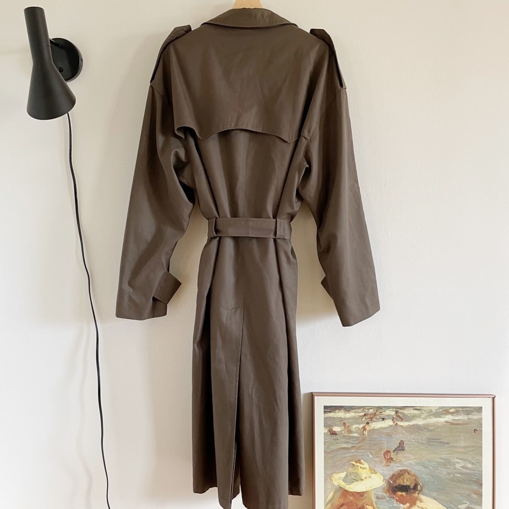 Vintage Christian Dior Trench Coat XL - Picture 2 of 4